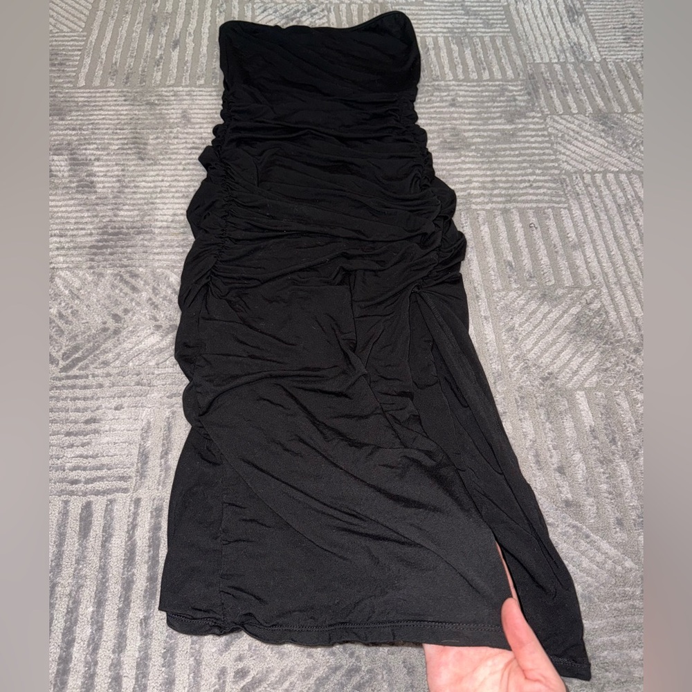 Klassy Network Black Maxi Dress